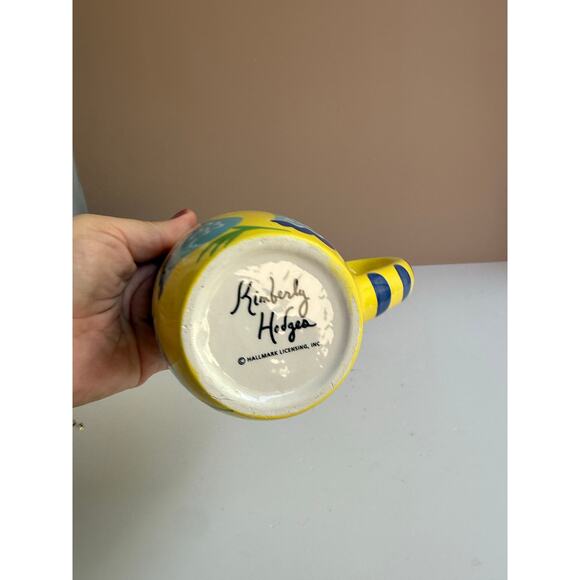 Kimberly Hodges Artsy Yellow Floral Coffee Tea Mug | Eclectic Funky Boho Cute - Picture 4 of 5